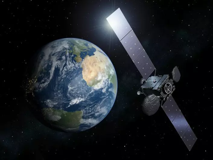 Den spanske telekommunikasjonssatellitten Hispasat 36W-1 er bygget på den nye europeiske satellittplattformen SmallGEO (Foto: ESA)