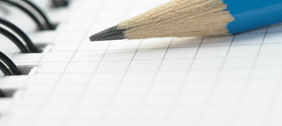 Er blyanten hukommelsens beste venn? (Foto: Colourbox)