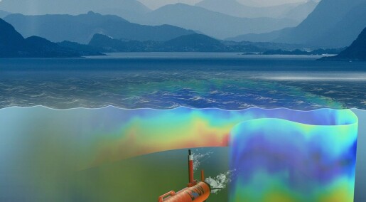 Smart undervannsrobot leter etter plankton