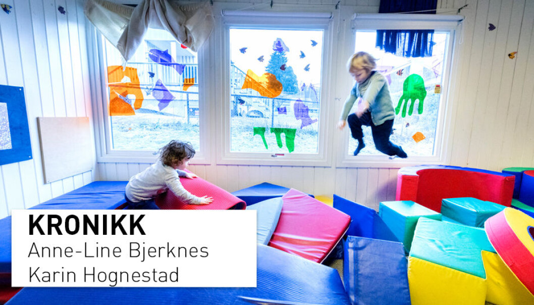 – Det viktigste vi kan gjøre er å støtte og bidra til at vi har en barnehage som inspirerer til nysgjerrighet og vitebegjær, skriver kronikkforfatterne. (Foto: Gorm Kallestad / NTB scanpix) – Det viktigste vi kan gjøre er å støtte og bidra til at vi har en barnehage som inspirerer til nysgjerrighet og vitebegjær, skriver kronikkforfatterne. (Foto: Gorm Kallestad / NTB scanpix)