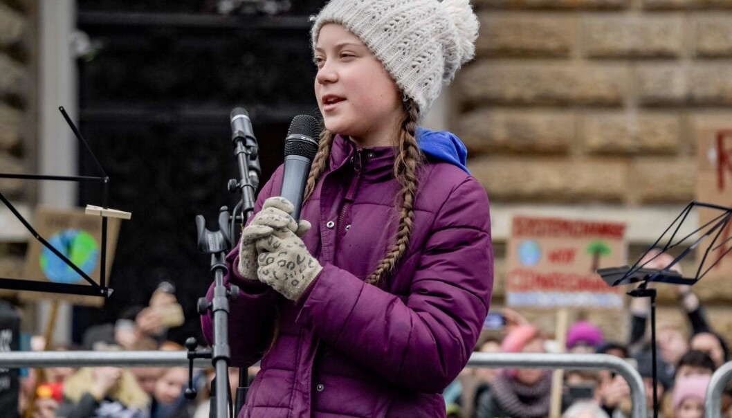 Svenske Greta Thunberg har blitt en kjent miljøforkjemper i hele verden. (Foto: Axel Heimken, AFP, NTB scanpix) Svenske Greta Thunberg har blitt en kjent miljøforkjemper i hele verden. (Foto: Axel Heimken, AFP, NTB scanpix)
