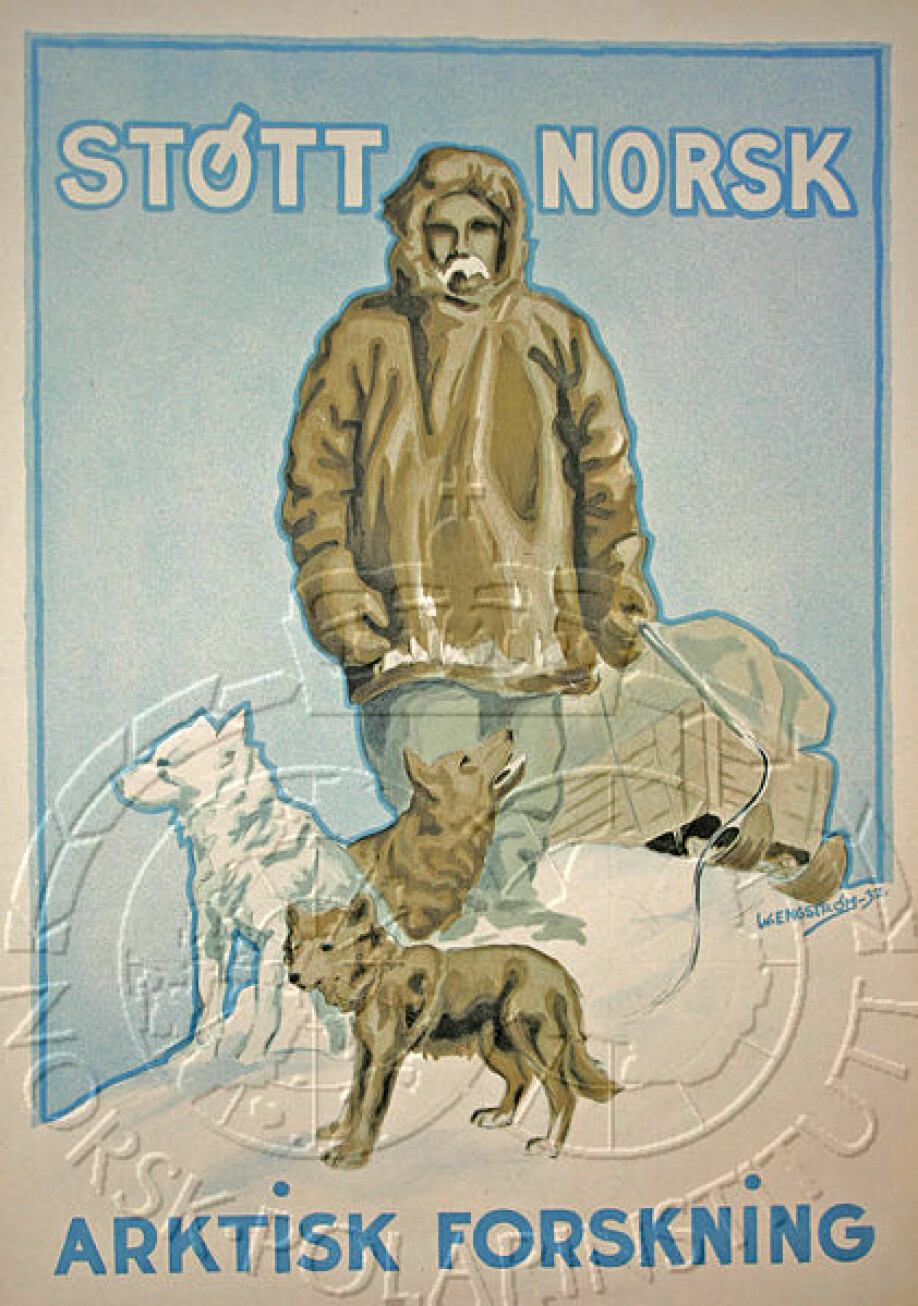 (Litogafi fra 1930-tallet: Norsk Polarinstitutt)