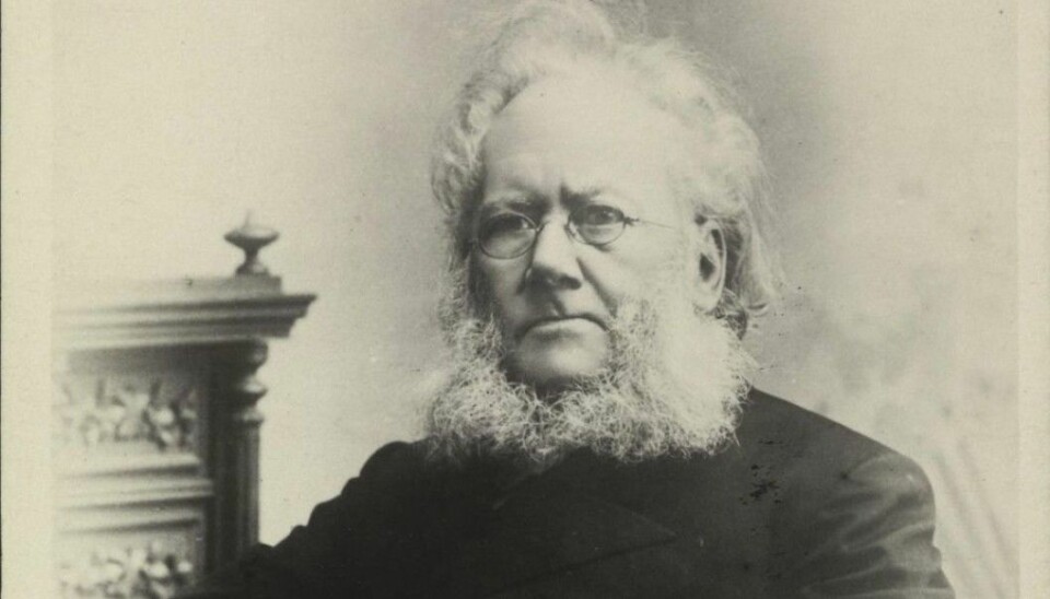 Forfatteren Henrik Ibsen visste hvordan han skulle markedsføre seg selv, mener forskere. (Foto: Julius Cornelius Schaarwächter/Nasjonalbibliotektet)