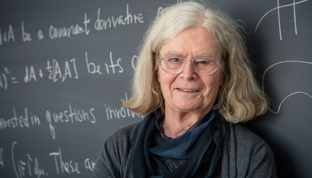 – Jeg ville enten bli skogvokter eller drive med en eller annen slags vitenskap, sier Karen Uhlenbeck om sin egen barndom. Hun ble en av verdens fremste matematikere. (Foto: Andrea Kane/ Institute for Advanced Study) – Jeg ville enten bli skogvokter eller drive med en eller annen slags vitenskap, sier Karen Uhlenbeck om sin egen barndom. Hun ble en av verdens fremste matematikere. (Foto: Andrea Kane/ Institute for Advanced Study)