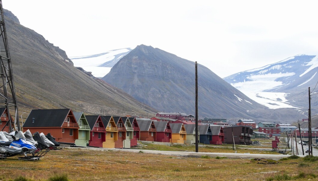 Longyearbyen på Svalbard. Bildet er tatt i august i fjor. (Foto: Lise Åserud, NTB scanpix) Longyearbyen på Svalbard. Bildet er tatt i august i fjor. (Foto: Lise Åserud, NTB scanpix)