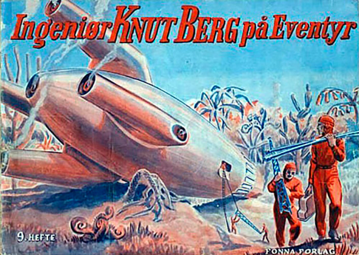 Ingeniør Knut Berg var en norsk tegneseriefigur, på trykk i Nynorsk Vekeblad fra 1941, tegnet av Jostein Øvrelid og fortalt av Hallvard Sandnes. Knut Berg var en av flere ingeniørhelter i tegneserier og science-fictionlitteratur på 1940- og 50-tallet. I denne perioden ble samfunnet bygget med teknologi, teknologi som formet vår velstandsverden. Nå har andre helter overtatt – popstjerner, sportsstjerner og bloggere. Vi er ikke ferdige med å bygge samfunnet. Vi må bygge det om for et grønt skifte. Hvor er ingeniør Knut Berg, realfagshelten og teknologihelten nå når vi trenger ham? Har han havarert på feil klode? (Foto: (Gjengitt med tillatelse fra Fonna Forlag)) Ingeniør Knut Berg var en norsk tegneseriefigur, på trykk i Nynorsk Vekeblad fra 1941, tegnet av Jostein Øvrelid og fortalt av Hallvard Sandnes. Knut Berg var en av flere ingeniørhelter i tegneserier og science-fictionlitteratur på 1940- og 50-tallet. I denne perioden ble samfunnet bygget med teknologi, teknologi som formet vår velstandsverden. Nå har andre helter overtatt – popstjerner, sportsstjerner og bloggere. Vi er ikke ferdige med å bygge samfunnet. Vi må bygge det om for et grønt skifte. Hvor er ingeniør Knut Berg, realfagshelten og teknologihelten nå når vi trenger ham? Har han havarert på feil klode? (Foto: (Gjengitt med tillatelse fra Fonna Forlag))