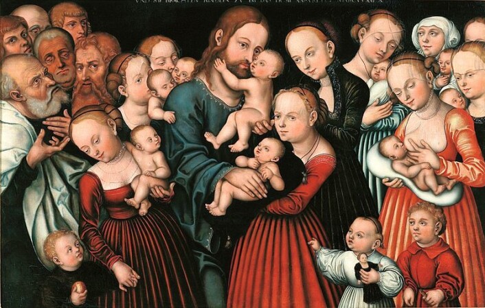 Jakob, Sara, Lucas, Leah, Noah, Isak, Markus, Elias og Fillip. Bibelnavn, kristendomsnavn eller jødiske navn er nå klart mest populære. (Foto: (Illustrasjon: «Jesus velsigner barna», oljemaleri av Lucas Cranach den eldre, ca. 1550)) Jakob, Sara, Lucas, Leah, Noah, Isak, Markus, Elias og Fillip. Bibelnavn, kristendomsnavn eller jødiske navn er nå klart mest populære. (Foto: (Illustrasjon: «Jesus velsigner barna», oljemaleri av Lucas Cranach den eldre, ca. 1550))