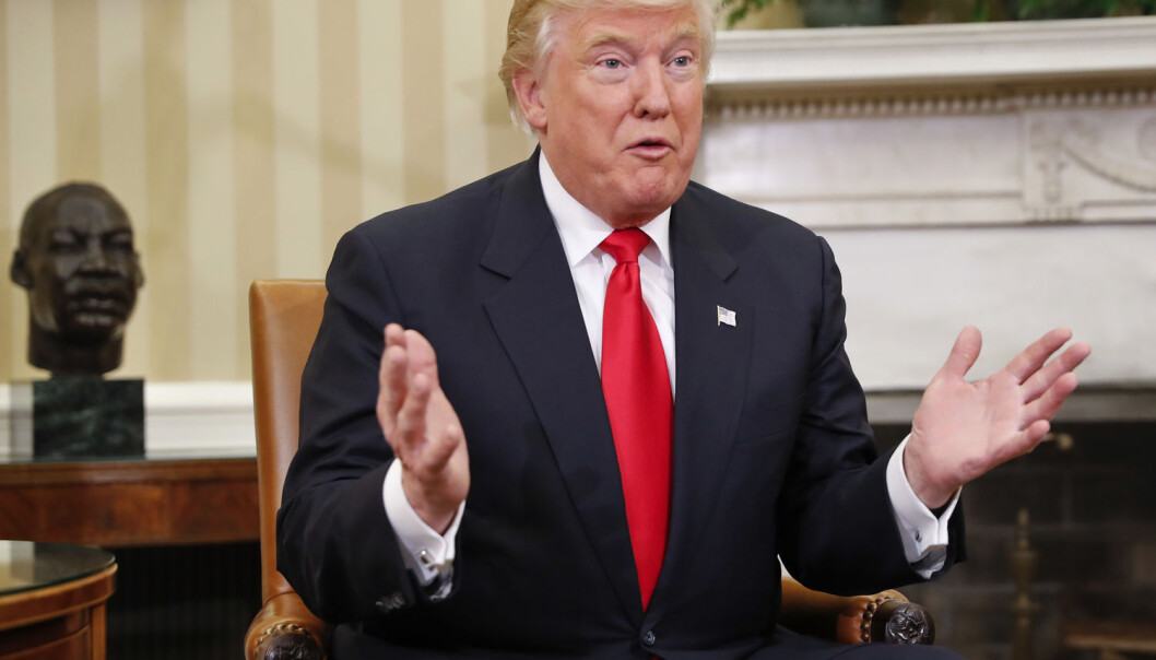 Hvordan vil USAs kommende president Donald Trump, påvirke forskningen? (Foto: AP Photo/Pablo Martinez Monsivais/NTB Scanpix) Hvordan vil USAs kommende president Donald Trump, påvirke forskningen? (Foto: AP Photo/Pablo Martinez Monsivais/NTB Scanpix)