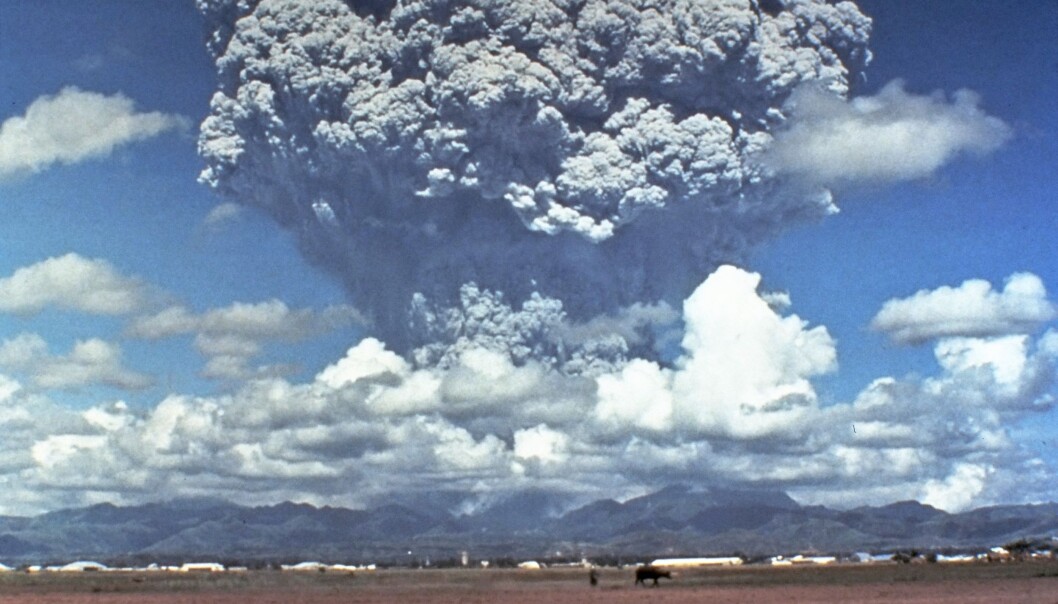 Den filippinske Pinatubovulkanens eksplosive utbrudd i 1991 har inspirert forskere til å vurdere alternative metoder i klimakampen. (Foto: Dave Harlow / USGS / CVO Photo Archives) Den filippinske Pinatubovulkanens eksplosive utbrudd i 1991 har inspirert forskere til å vurdere alternative metoder i klimakampen. (Foto: Dave Harlow / USGS / CVO Photo Archives)