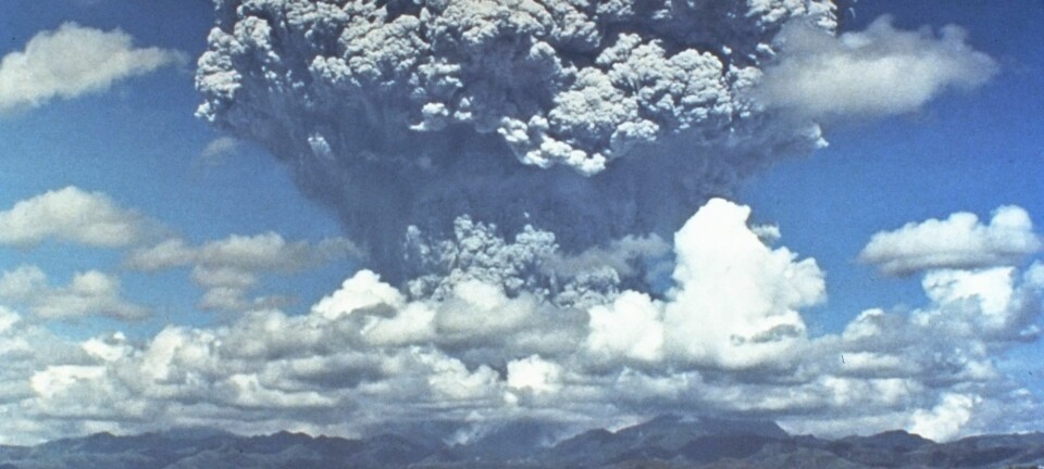 Den filippinske Pinatubovulkanens eksplosive utbrudd i 1991 har inspirert forskere til å vurdere alternative metoder i klimakampen. (Foto: Dave Harlow / USGS / CVO Photo Archives)