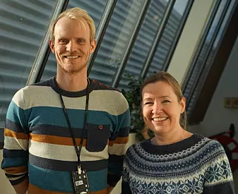 Sigmund Størset og Grethe Tangen er begge forskere ved Sintef. (Foto: Mona Sprenger)
