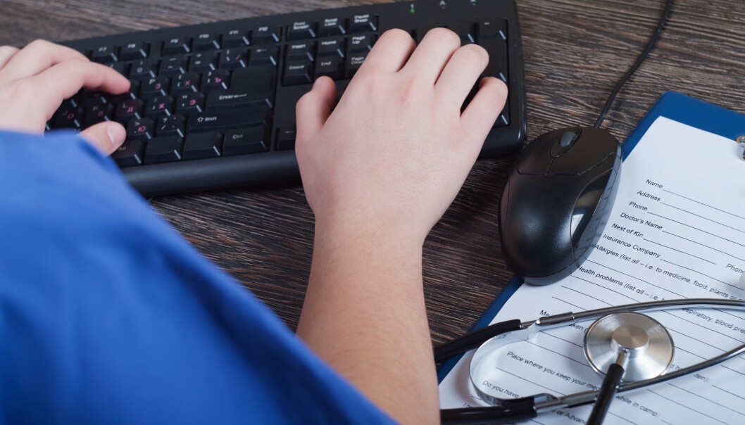 Frustrasjonen har gradvis økt etter at elektronisk pasientjournal (EPJ) første gang ble innført på norske sykehus. (Foto: Colourbox) Frustrasjonen har gradvis økt etter at elektronisk pasientjournal (EPJ) første gang ble innført på norske sykehus. (Foto: Colourbox)