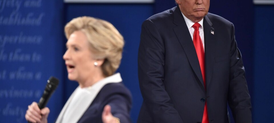 De fleste meningsmålingene mente at Hillary Clinton skulle gå av med seieren i valget i USA. Det skjedde ikke.  (Foto: Paul J. Richards / AFP / NTB scanpix)