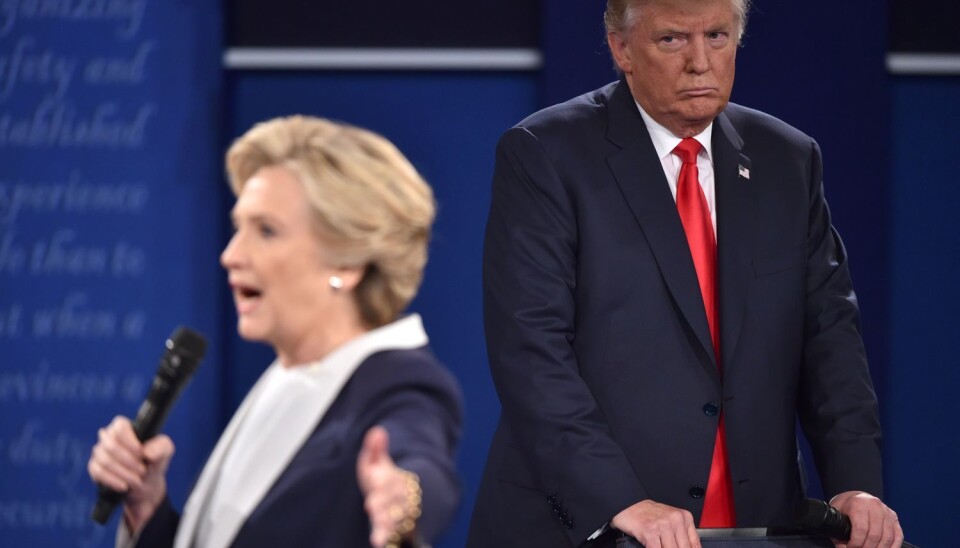 De fleste meningsmålingene mente at Hillary Clinton skulle gå av med seieren i valget i USA. Det skjedde ikke. (Foto: Paul J. Richards / AFP / NTB scanpix)
