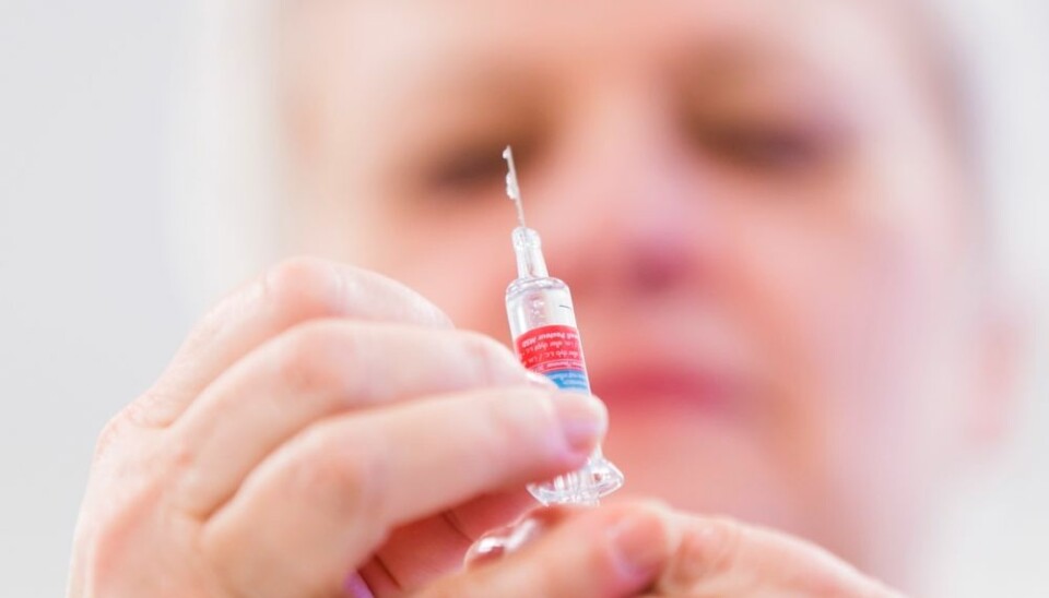 Bare 25 prosent av de som er i risikogruppen for å få alvorlige komplikasjoner av influensa, vaksinere seg. Nå viser en spørreundersøkelse at de fleste som blir informert om at de bør vaksinere seg, gjør det.  Foto: Cornelis Poppe/NTB Scanpix
