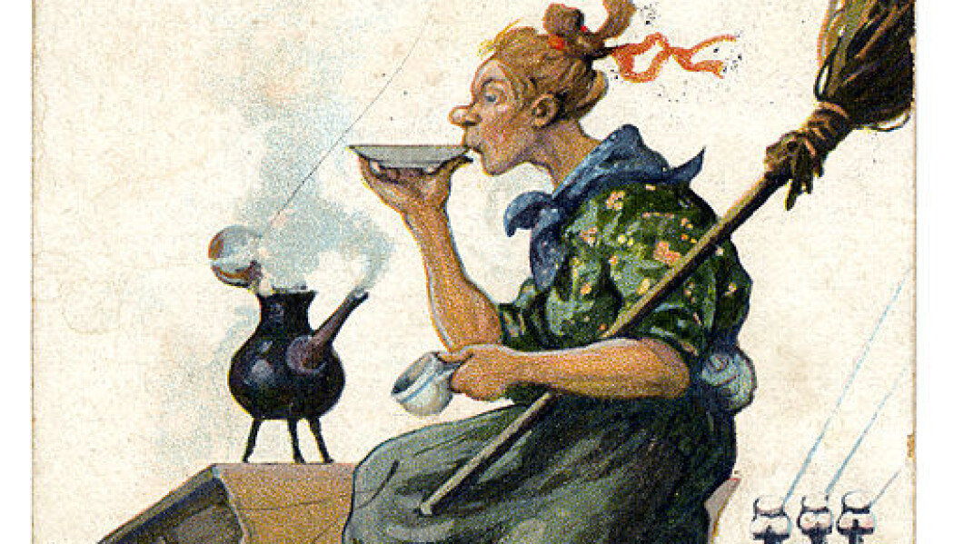 Dette er et gammelt påskekort fra Sverige. (Bilde: Wikimedia Commons, fri bruk) Dette er et gammelt påskekort fra Sverige. (Bilde: Wikimedia Commons, fri bruk)