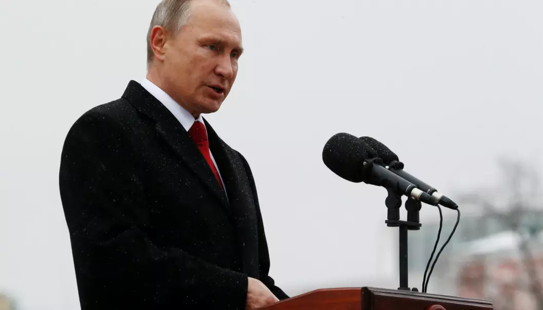 Professor Ivar Neumann er forbauset over at Vladimir Putin ikke synes å ha lært noe av Sovjetunionens fall. (Foto: Reuters / NTB scanpix)