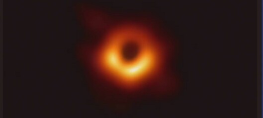 Her er det første bildet av et sort hull