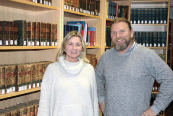 Gina Dahl og Bjørn-Arvid Bagge. (Foto: Marthe Njåstad) Gina Dahl og Bjørn-Arvid Bagge. (Foto: Marthe Njåstad)