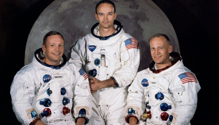 Her er gutta. Fra venstre: Armstrong, Collins og Aldrin. (Foto: NASA) Her er gutta. Fra venstre: Armstrong, Collins og Aldrin. (Foto: NASA)