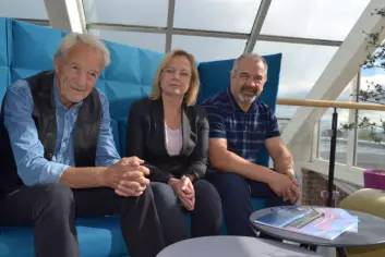 Her er forskerene bak studien: Karl Jan Solstad, Therese Andrews og Jarle Løvland. (Foto: Hanne Risa / Nordlandsforskning)