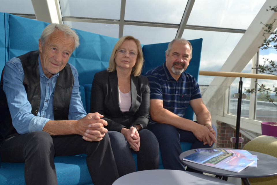 Her er forskerene bak studien: Karl Jan Solstad, Therese Andrews og Jarle Løvland. (Foto: Hanne Risa / Nordlandsforskning)