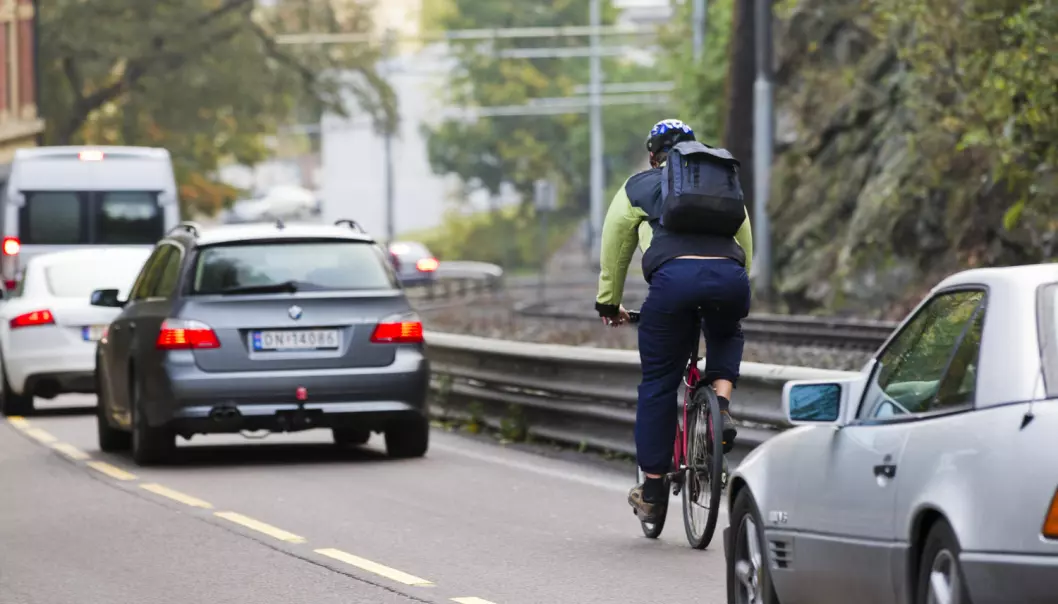 Så fort bør du sykle i byen for å bli minst mulig forgiftet