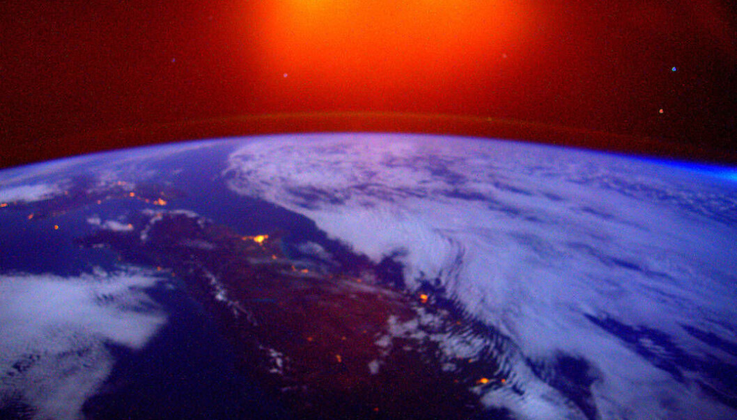 Soloppgang over New Zealand. (Foto: NASA) Soloppgang over New Zealand. (Foto: NASA)
