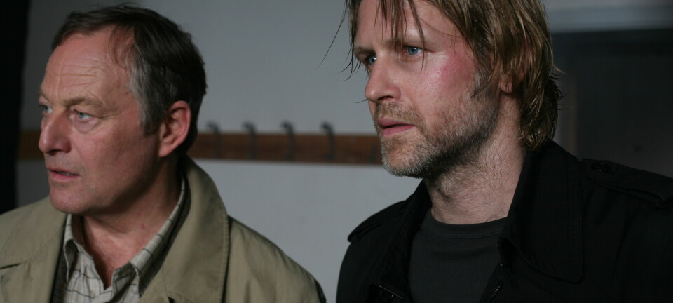 Trond Espen Seim var blant dem som fikk kritikk for sin dialog i NRK-serien Mammon. Her er han i Varg Veum: Falne engler fra 2008.  (Foto: SF Norge AS)