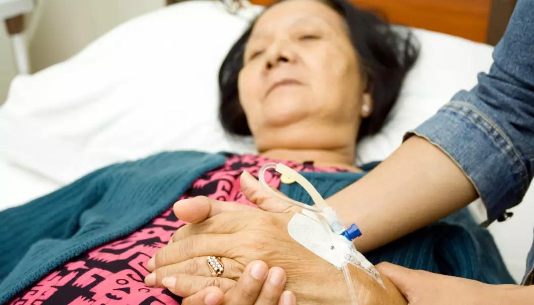 Pårørende betyr trygghet for eldre pasienter