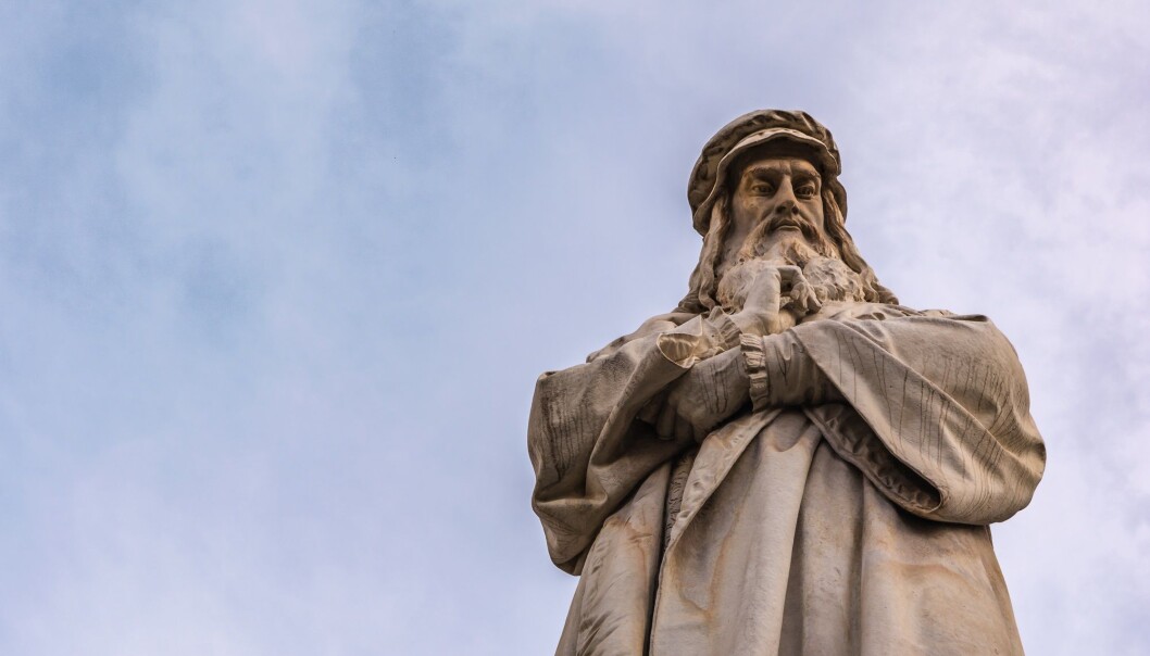 Denne statuen som forestiller Leonardo da Vinci står i Milano i Italia. (Foto: Hunter Bliss Images, Shutterstock, NTB scanpix) Denne statuen som forestiller Leonardo da Vinci står i Milano i Italia. (Foto: Hunter Bliss Images, Shutterstock, NTB scanpix)