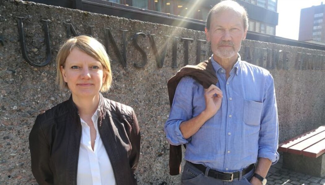 – Paradokset er at dei både skal appellera til veljarane og presentera eit program som er i veljarane sine interesser, konstater UiO-professorane Ellen Haugsgjerd Allern og Øyvind Østerud i boka «Makt og opposisjon. De politiske partiene som demokratiske paradoks». (Foto: Martin Toft) – Paradokset er at dei både skal appellera til veljarane og presentera eit program som er i veljarane sine interesser, konstater UiO-professorane Ellen Haugsgjerd Allern og Øyvind Østerud i boka «Makt og opposisjon. De politiske partiene som demokratiske paradoks». (Foto: Martin Toft)