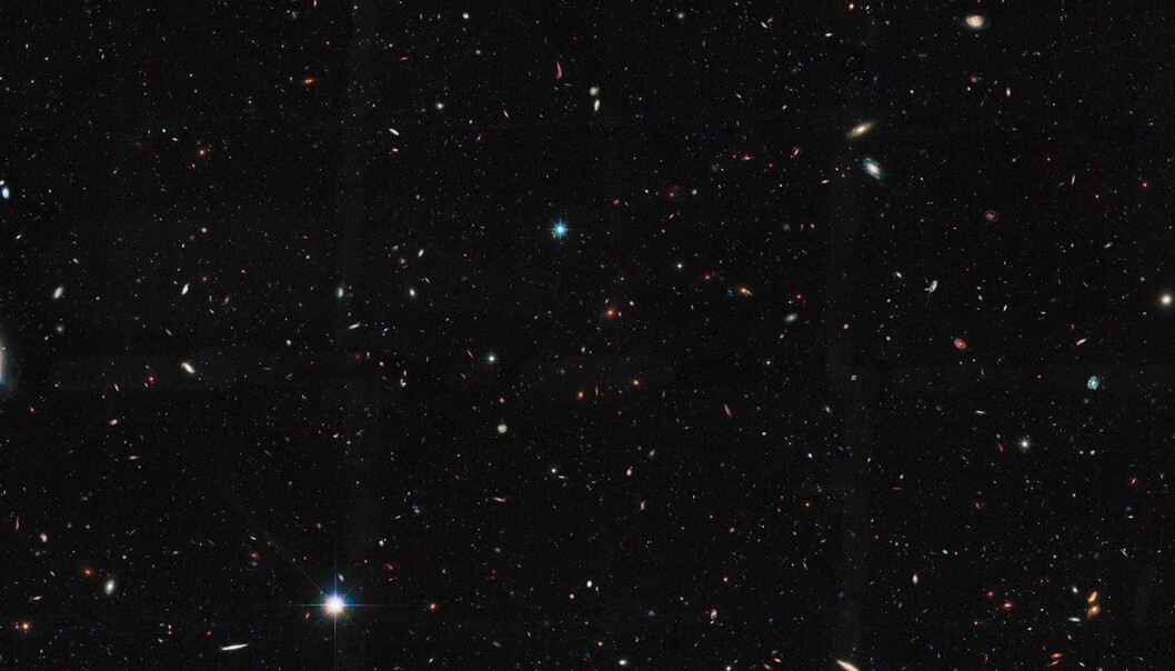 Støy i teleskopet kan være uendelig mange eldgamle galakser