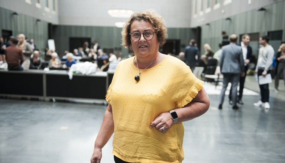 KrF-nestleder og landbruks- og matminister Olaug Bollestad, her under partiets landsmøte nylig, hadde med seg en gladnyhet fra revidert nasjonalbudsjett da hun besøkte Tromsø onsdag. (Foto: Carina Johansen, NTB scanpix)