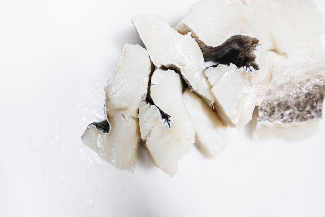 Utvannet saltfisk, tørrfisk eller klippfisk kan bli til lekre matretter. Men holdbarheten går ned når fisken vannes ut til ferdige produkter du kan ha til middag i dag. Det jobber forskerne i Nofima med å fikse. Foto: Tommy Ellingsen © Nofima Utvannet saltfisk, tørrfisk eller klippfisk kan bli til lekre matretter. Men holdbarheten går ned når fisken vannes ut til ferdige produkter du kan ha til middag i dag. Det jobber forskerne i Nofima med å fikse. Foto: Tommy Ellingsen © Nofima