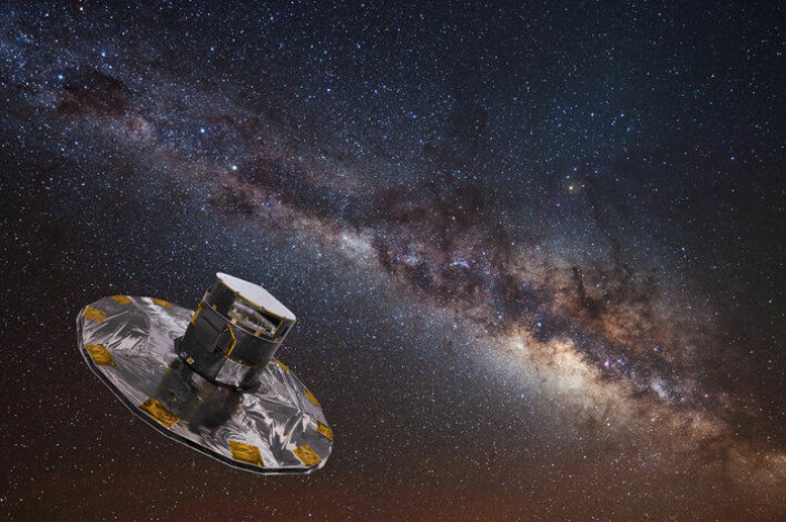 Det europeiske romteleskopet Gaia ble skutt opp 19. desember 2013 for å scanne 1 milliard stjerner i Melkeveien. (Foto: ESA)
