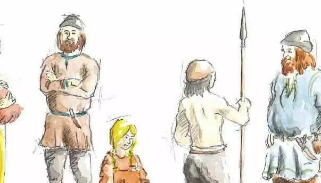 Også vikingmenn hadde kjøkkenutstyr med seg i graven