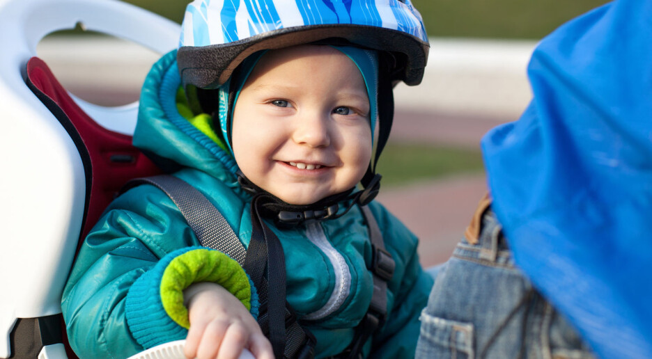 Flest sykkelskader i hodet for de minste