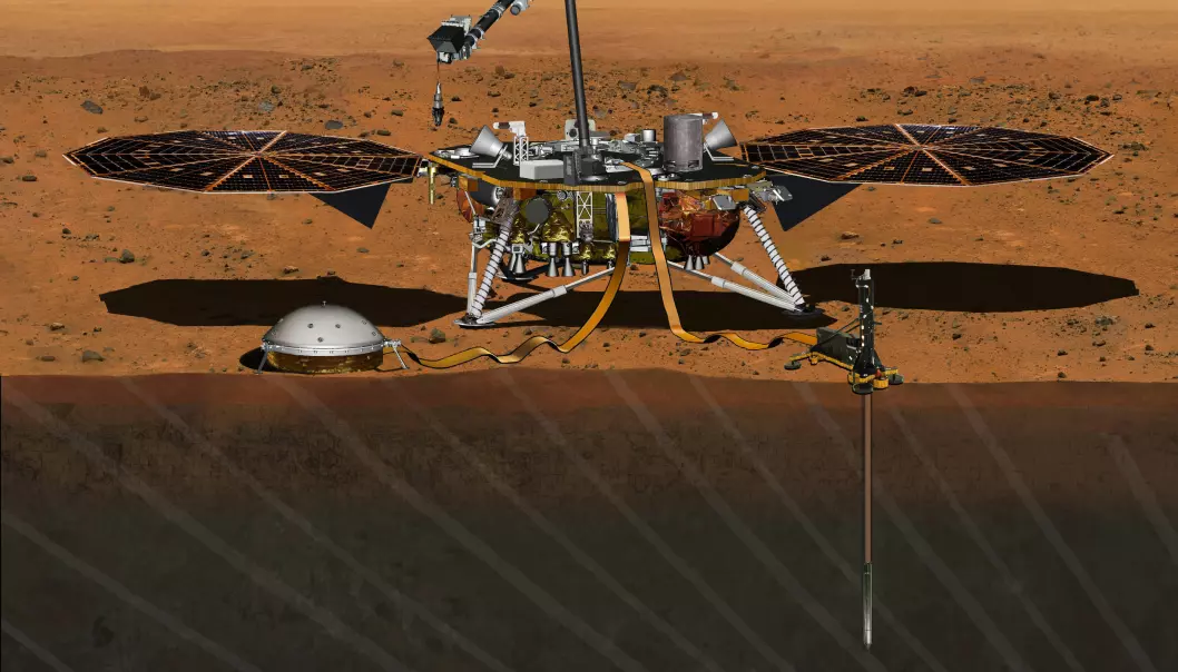 Skal lande nytt fartøy på Mars i 2018