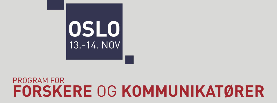 Forskningskommunikasjonsdagene 2019