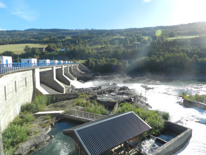 Demninger, som her ved Hunderfossen, gir oss fornybar energi, men de kan true fiskebestander og ødelegge viktige elvehabitater. (Foto: Chloé Nater) Demninger, som her ved Hunderfossen, gir oss fornybar energi, men de kan true fiskebestander og ødelegge viktige elvehabitater. (Foto: Chloé Nater)
