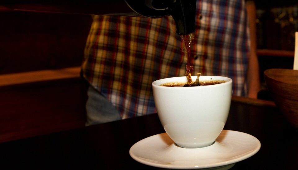 En ny studie utført i Storbritannia sier at det ikke har noe å si for hjerte og karsystemet om man drikker 1 eller 25 kopper kaffe om dagen. (Illustrasjonsfoto: Terje Bendiksby, NTB scanpix)