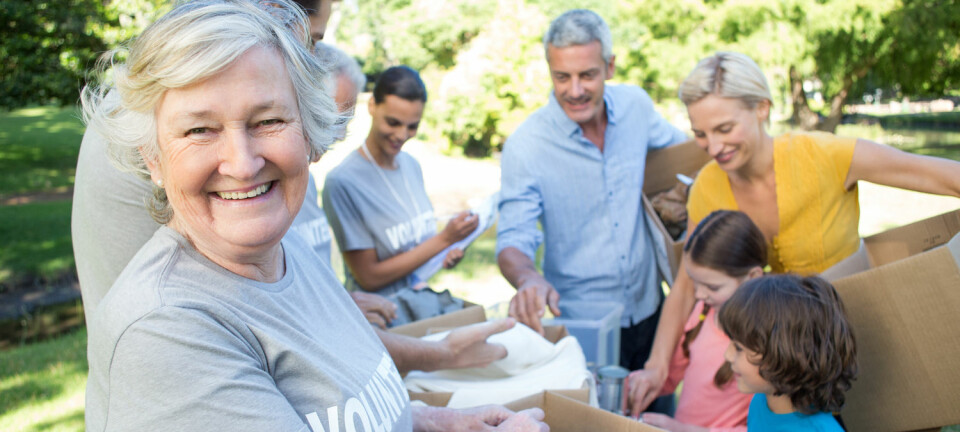 Eldre mennesker som jobber frivillig, har bedre helse enn andre eldre. (Foto: Shutterstock/NTB scanpix)