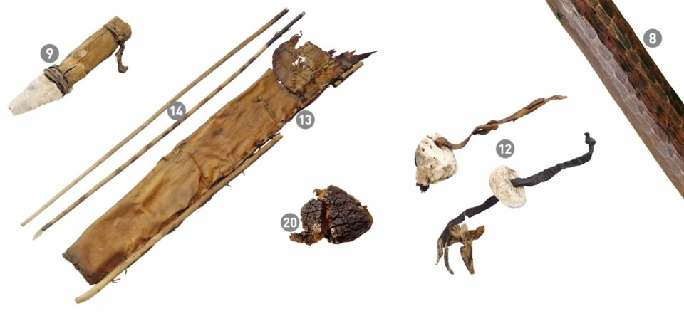 Ötzis klær (Foto: Institute for Mummies and the Iceman)