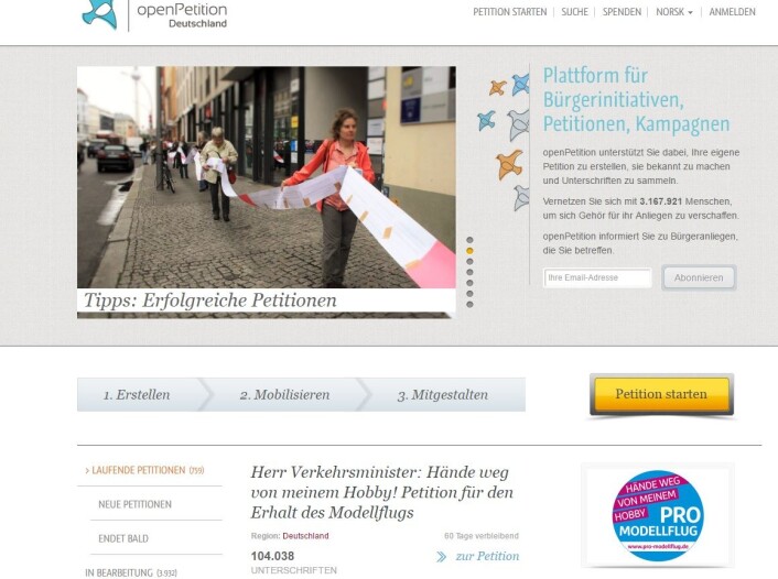 Aggresjonsnivået er høyt i diskusjoner om temaer som skatt på det tyske nettstedet openpetition.de. (Foto: skjerpdump av openpetition.de) Aggresjonsnivået er høyt i diskusjoner om temaer som skatt på det tyske nettstedet openpetition.de. (Foto: skjerpdump av openpetition.de)