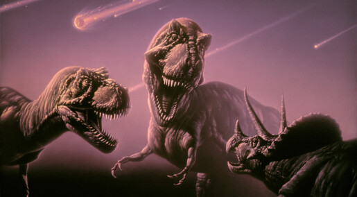 Asteroide kan ha drept dinosaurene med sot fra brennende olje