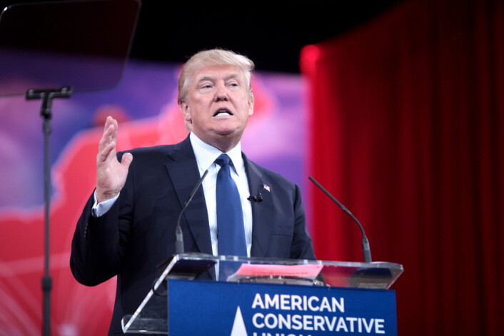 Mange ledende republikanere frykter at Trump vil påføre partiet et stort nederlag mot demokratenes Hillary Clinton ved presidentvalget i november. (Foto: Gage Skidmore/Wikimedia Commons) Mange ledende republikanere frykter at Trump vil påføre partiet et stort nederlag mot demokratenes Hillary Clinton ved presidentvalget i november. (Foto: Gage Skidmore/Wikimedia Commons)