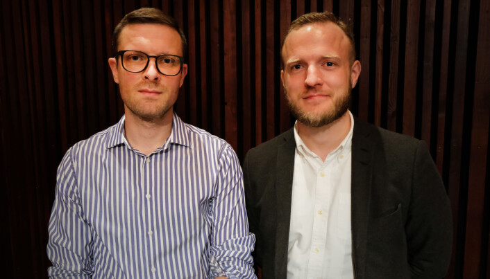 Dag Grytli og Magnus Mühlbradt er rådgivere i Datatilsynet. De har skrevet rapporten som undersøker hvordan politiske partier i Norge bruker digital målretting for å nå frem med sitt budskap. (Foto: Ingrid Schou) Dag Grytli og Magnus Mühlbradt er rådgivere i Datatilsynet. De har skrevet rapporten som undersøker hvordan politiske partier i Norge bruker digital målretting for å nå frem med sitt budskap. (Foto: Ingrid Schou)