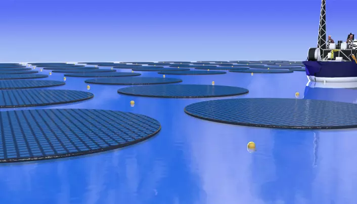 Flytende solcelleøyer kan lage drivstoff av CO2
