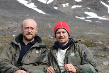 Sveinn Are Hanssen (t.v.) og Børge Moe. (Foto: NINA) Sveinn Are Hanssen (t.v.) og Børge Moe. (Foto: NINA)